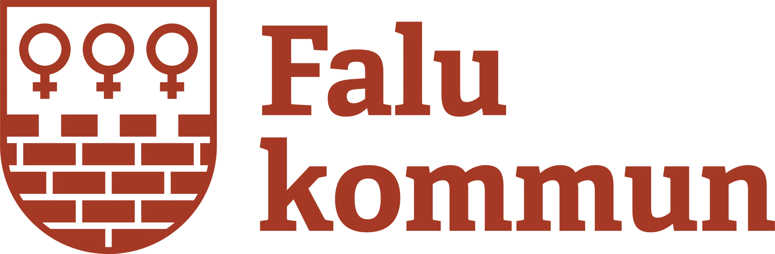 Logotype Falu kommun.